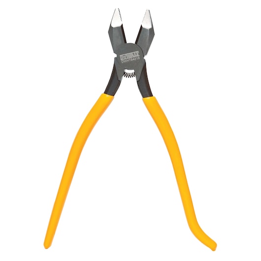 Profile of  opened Heavy Duty Rebar Pliers.