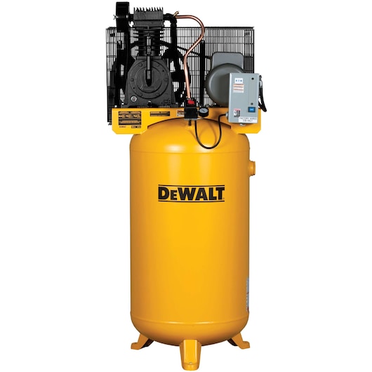 Profile of 80 gallons 2 Stage Stationary Electric Air Compressor.